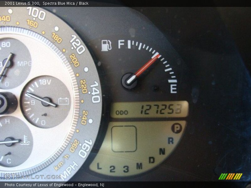 Spectra Blue Mica / Black 2001 Lexus IS 300