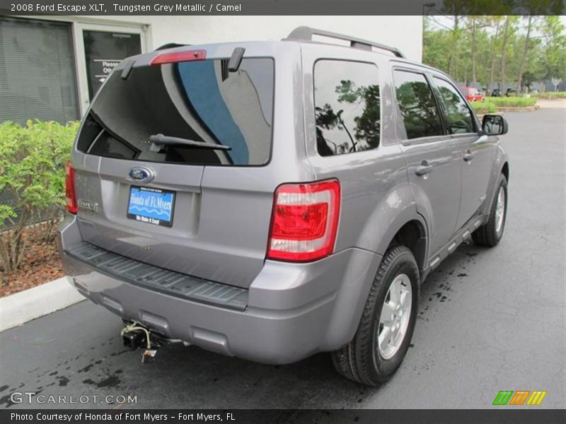 Tungsten Grey Metallic / Camel 2008 Ford Escape XLT