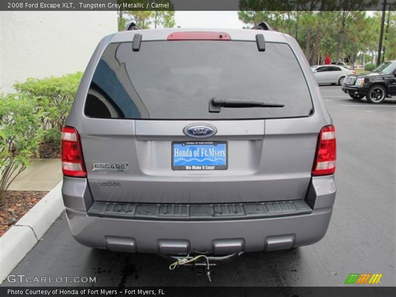 Tungsten Grey Metallic / Camel 2008 Ford Escape XLT