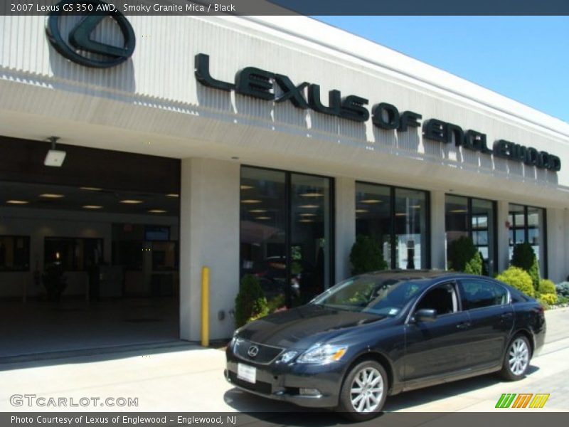 Smoky Granite Mica / Black 2007 Lexus GS 350 AWD