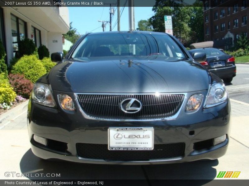 Smoky Granite Mica / Black 2007 Lexus GS 350 AWD
