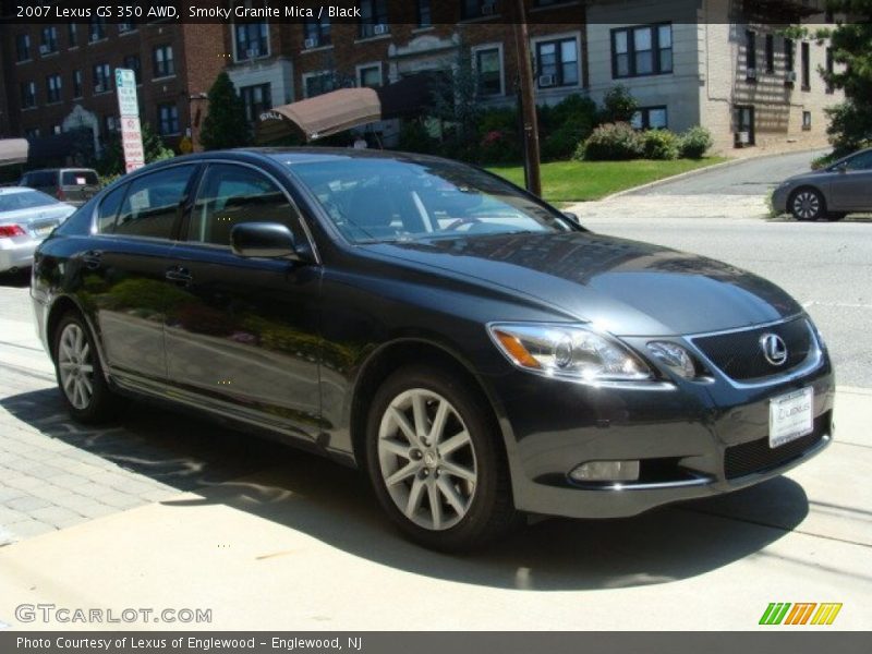 Smoky Granite Mica / Black 2007 Lexus GS 350 AWD