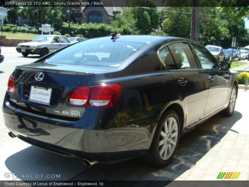 Smoky Granite Mica / Black 2007 Lexus GS 350 AWD
