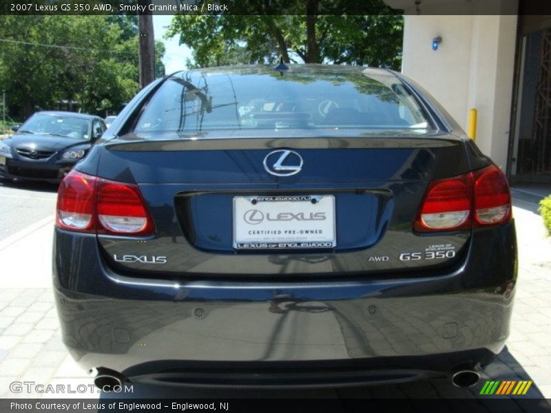 Smoky Granite Mica / Black 2007 Lexus GS 350 AWD