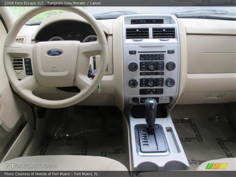 Tungsten Grey Metallic / Camel 2008 Ford Escape XLT