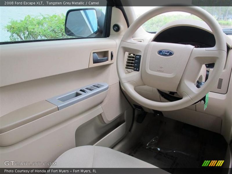 Tungsten Grey Metallic / Camel 2008 Ford Escape XLT