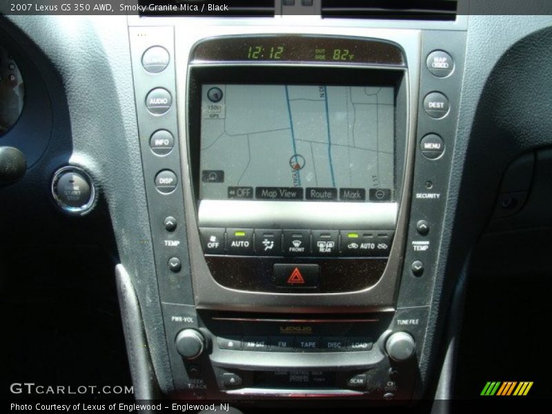 Smoky Granite Mica / Black 2007 Lexus GS 350 AWD