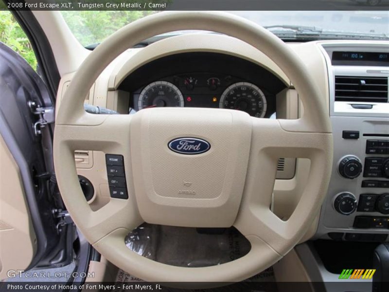 Tungsten Grey Metallic / Camel 2008 Ford Escape XLT