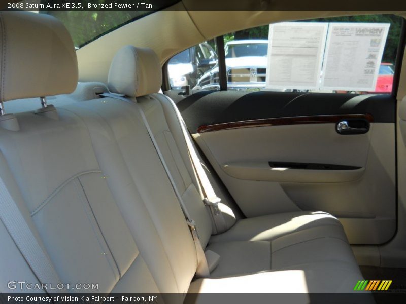 Bronzed Pewter / Tan 2008 Saturn Aura XE 3.5