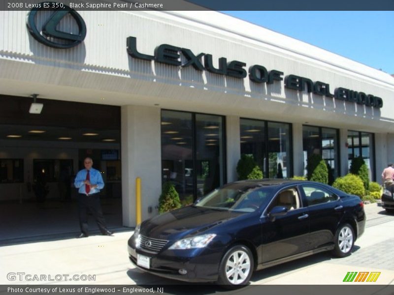 Black Sapphire Pearl / Cashmere 2008 Lexus ES 350