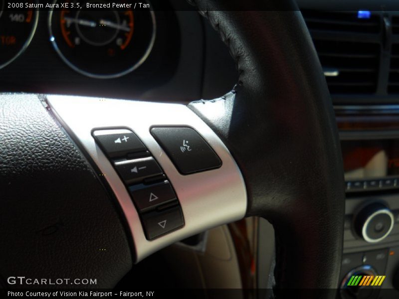 Bronzed Pewter / Tan 2008 Saturn Aura XE 3.5