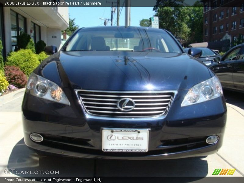 Black Sapphire Pearl / Cashmere 2008 Lexus ES 350