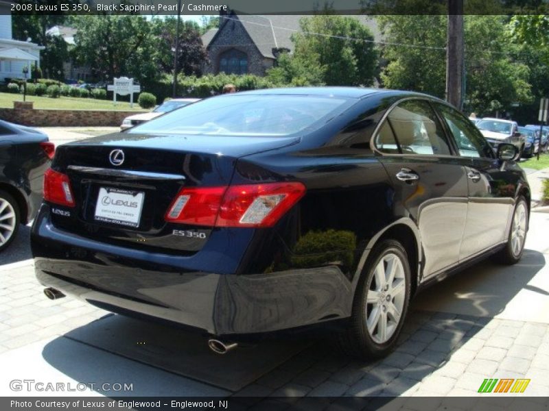 Black Sapphire Pearl / Cashmere 2008 Lexus ES 350