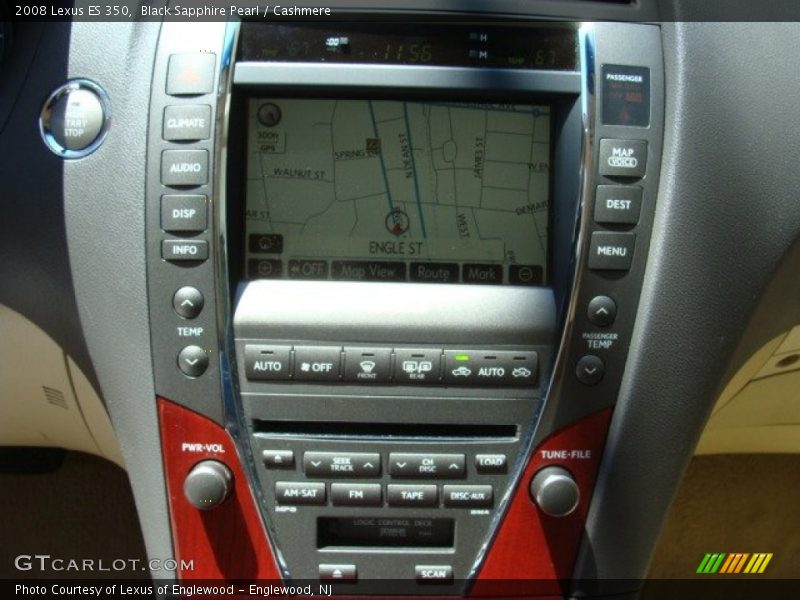 Black Sapphire Pearl / Cashmere 2008 Lexus ES 350