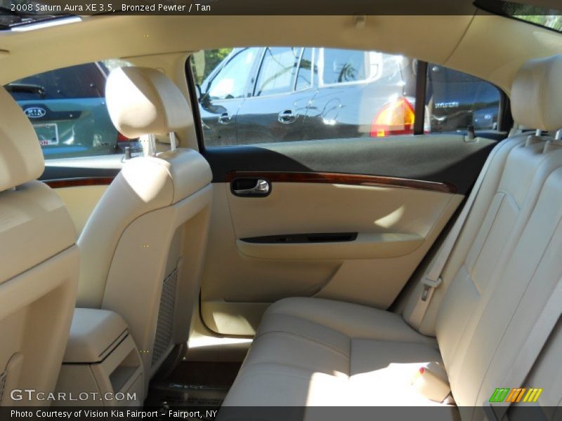 Bronzed Pewter / Tan 2008 Saturn Aura XE 3.5