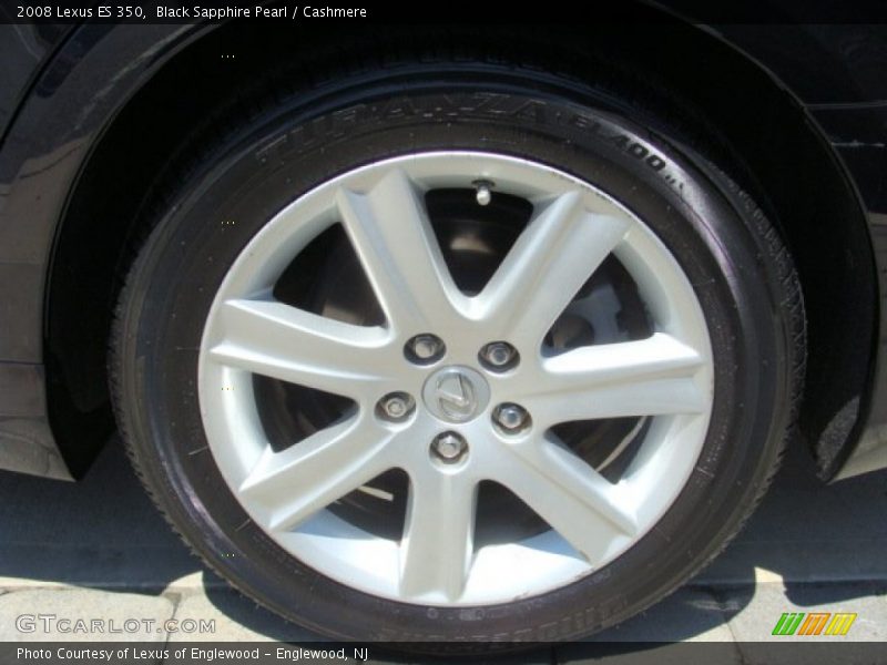 Black Sapphire Pearl / Cashmere 2008 Lexus ES 350