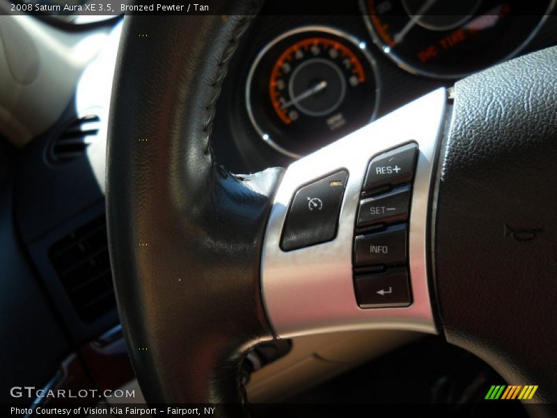 Bronzed Pewter / Tan 2008 Saturn Aura XE 3.5