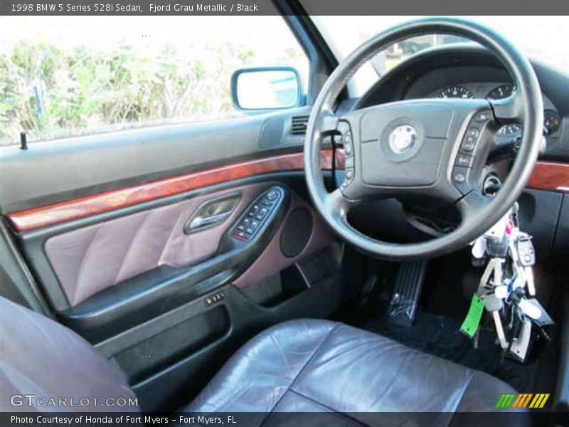 Fjord Grau Metallic / Black 1998 BMW 5 Series 528i Sedan