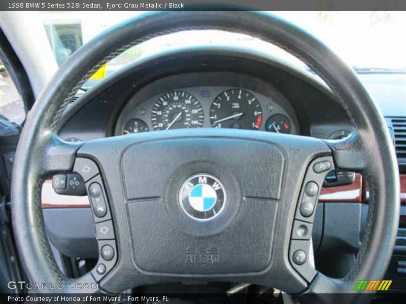Fjord Grau Metallic / Black 1998 BMW 5 Series 528i Sedan