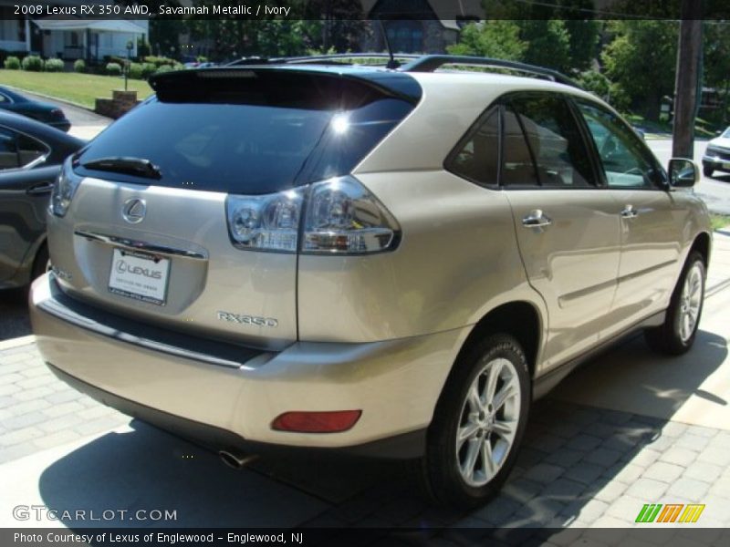 Savannah Metallic / Ivory 2008 Lexus RX 350 AWD
