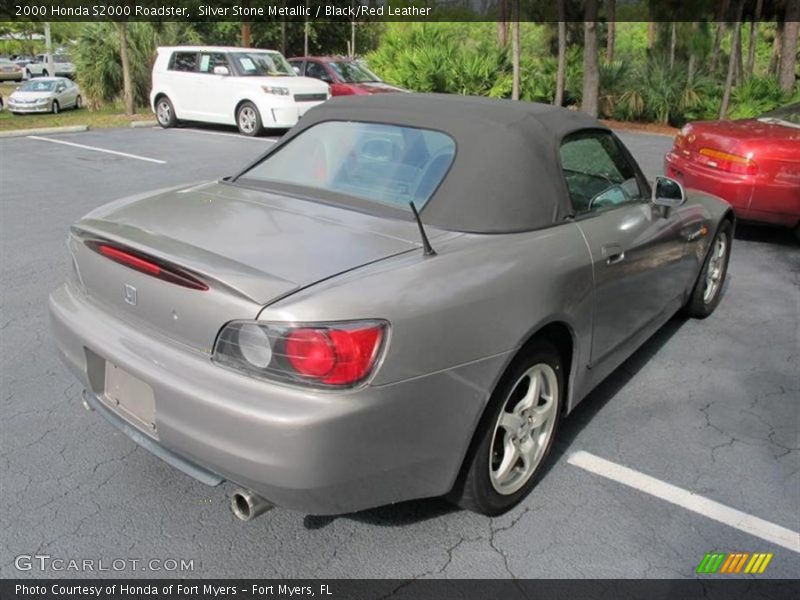 Silver Stone Metallic / Black/Red Leather 2000 Honda S2000 Roadster