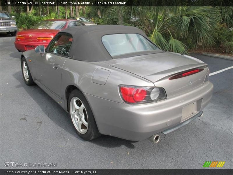 Silver Stone Metallic / Black/Red Leather 2000 Honda S2000 Roadster