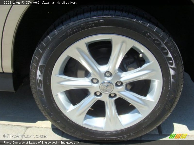Savannah Metallic / Ivory 2008 Lexus RX 350 AWD