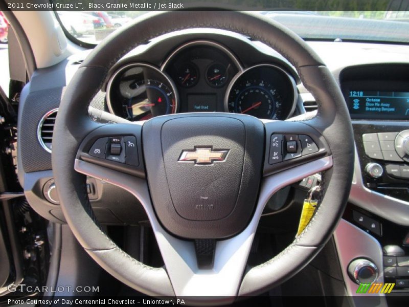 Black Granite Metallic / Jet Black 2011 Chevrolet Cruze LT