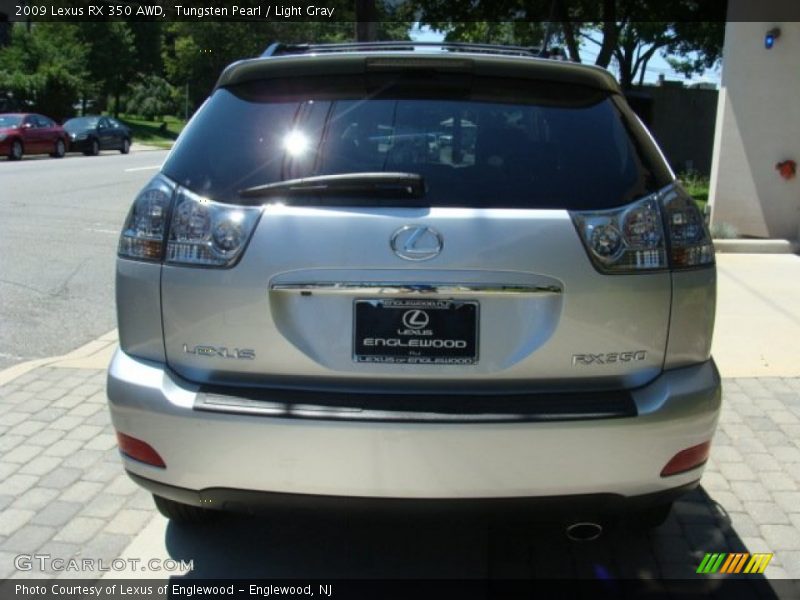 Tungsten Pearl / Light Gray 2009 Lexus RX 350 AWD