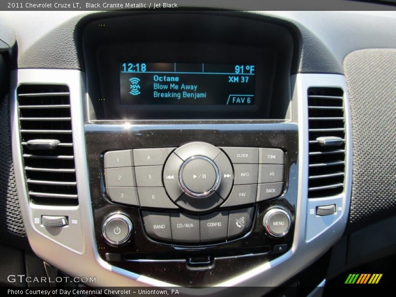 Black Granite Metallic / Jet Black 2011 Chevrolet Cruze LT