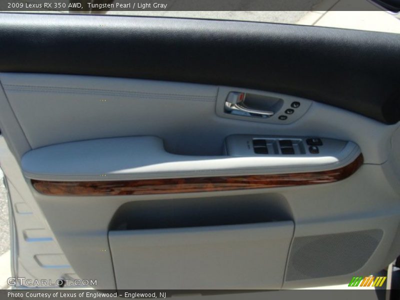 Tungsten Pearl / Light Gray 2009 Lexus RX 350 AWD
