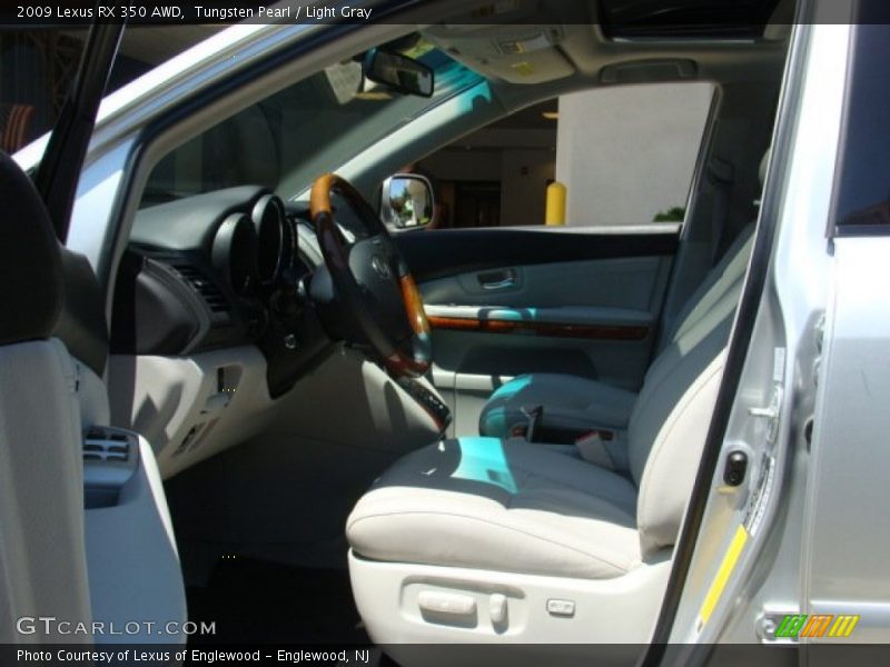 Tungsten Pearl / Light Gray 2009 Lexus RX 350 AWD
