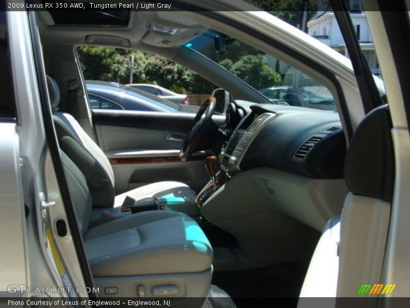 Tungsten Pearl / Light Gray 2009 Lexus RX 350 AWD
