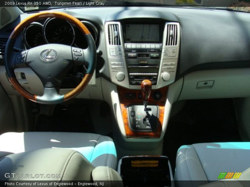 Tungsten Pearl / Light Gray 2009 Lexus RX 350 AWD