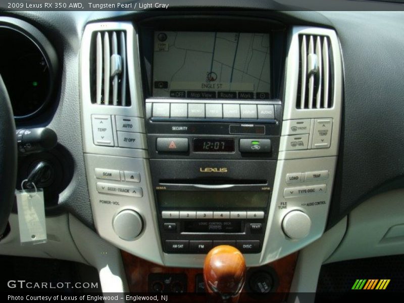 Tungsten Pearl / Light Gray 2009 Lexus RX 350 AWD