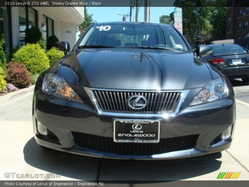 Smoky Granite Mica / Black 2010 Lexus IS 250 AWD