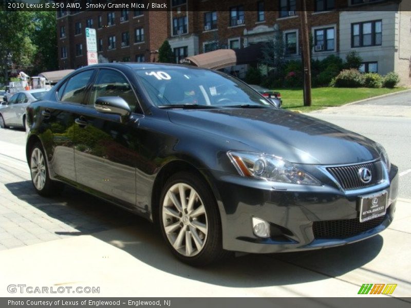 Smoky Granite Mica / Black 2010 Lexus IS 250 AWD