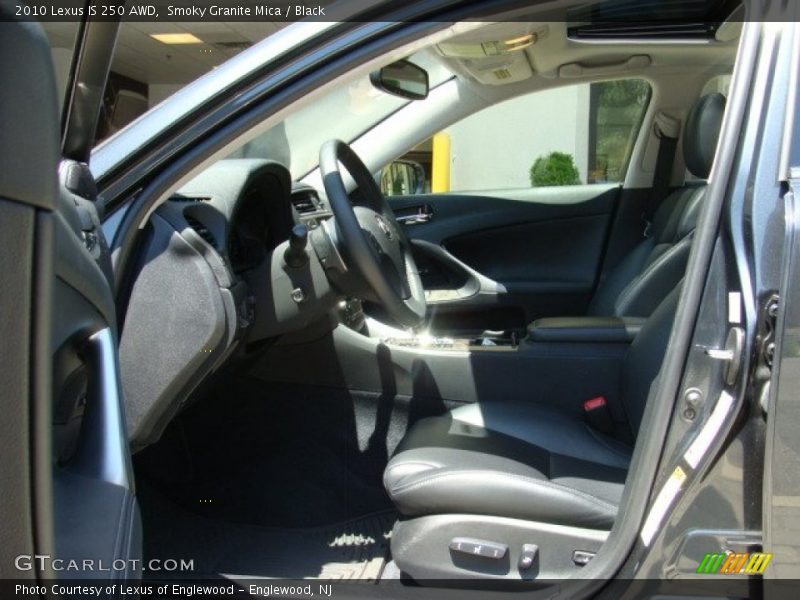 Smoky Granite Mica / Black 2010 Lexus IS 250 AWD