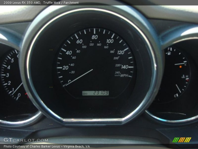 Truffle Mica / Parchment 2009 Lexus RX 350 AWD