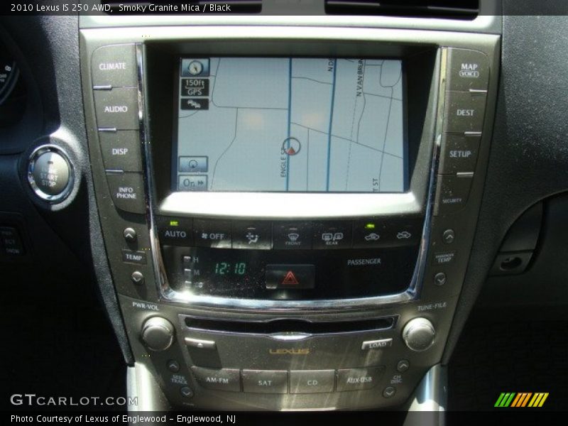 Controls of 2010 IS 250 AWD