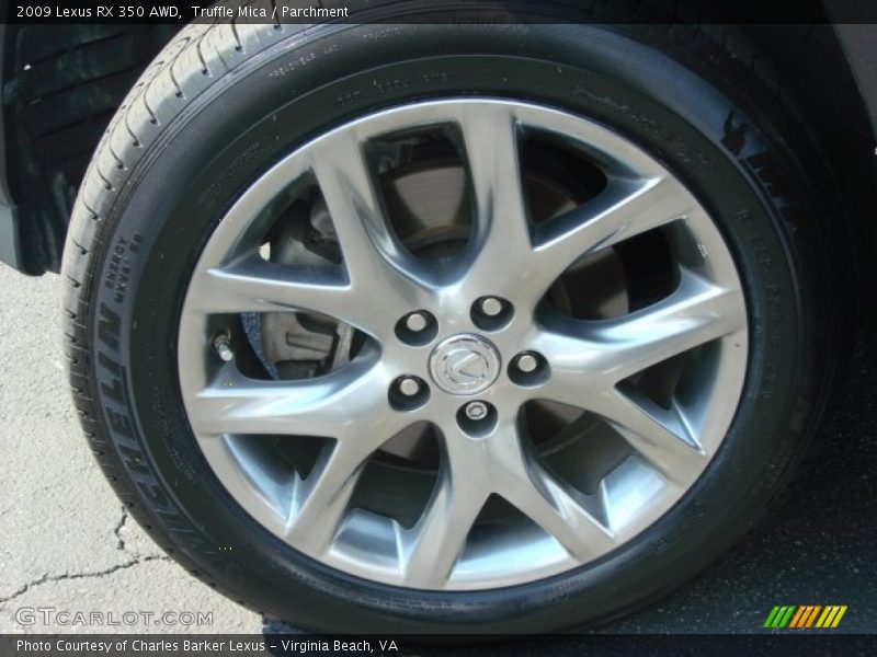 Truffle Mica / Parchment 2009 Lexus RX 350 AWD