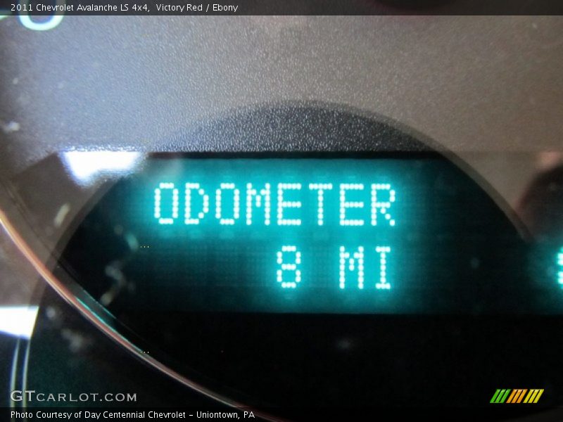 Victory Red / Ebony 2011 Chevrolet Avalanche LS 4x4