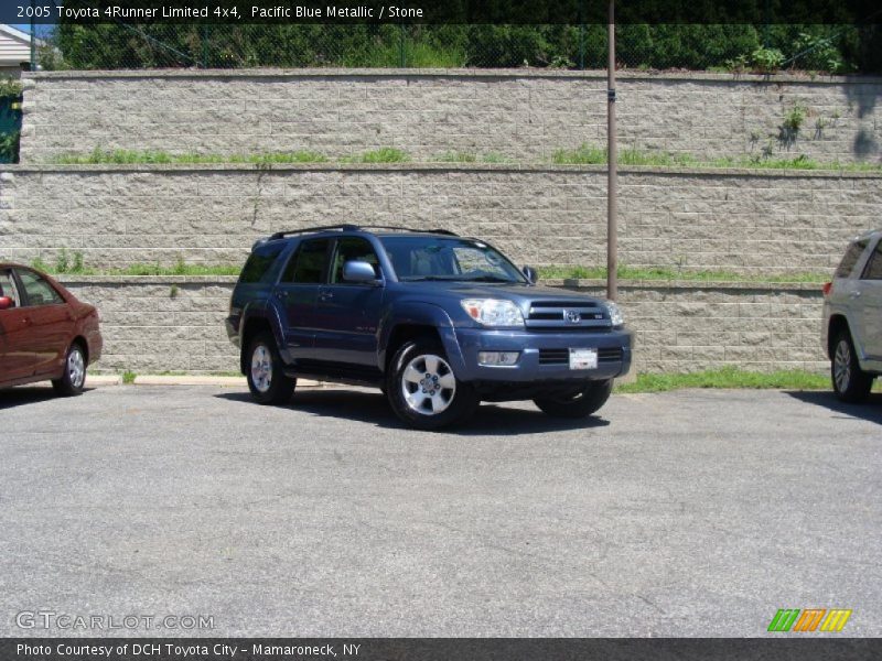 Pacific Blue Metallic / Stone 2005 Toyota 4Runner Limited 4x4