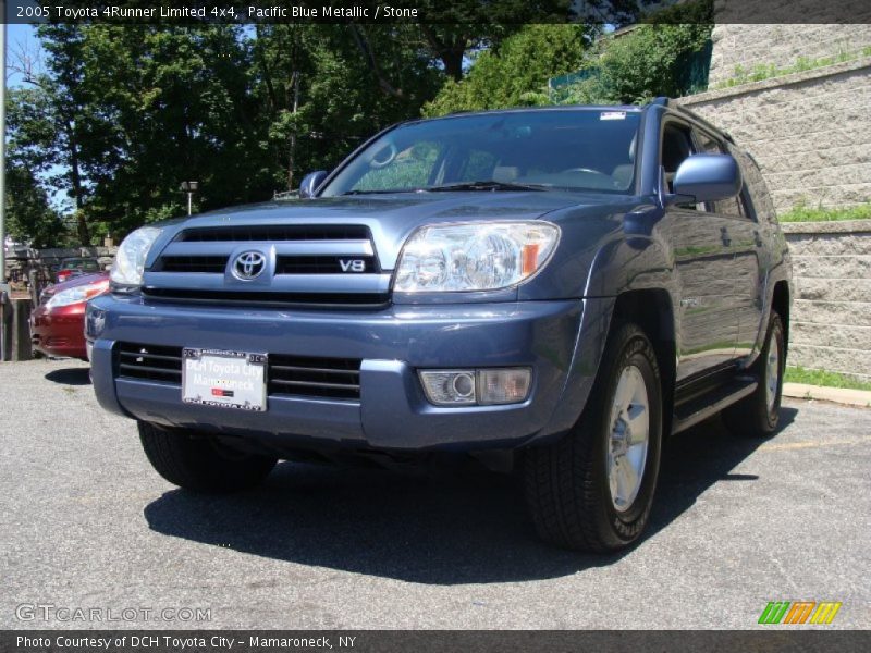 Pacific Blue Metallic / Stone 2005 Toyota 4Runner Limited 4x4