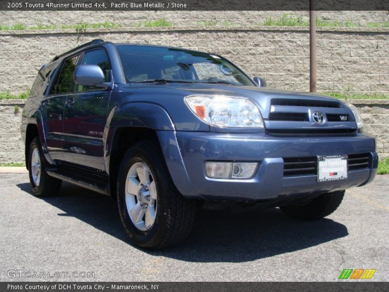 Pacific Blue Metallic / Stone 2005 Toyota 4Runner Limited 4x4