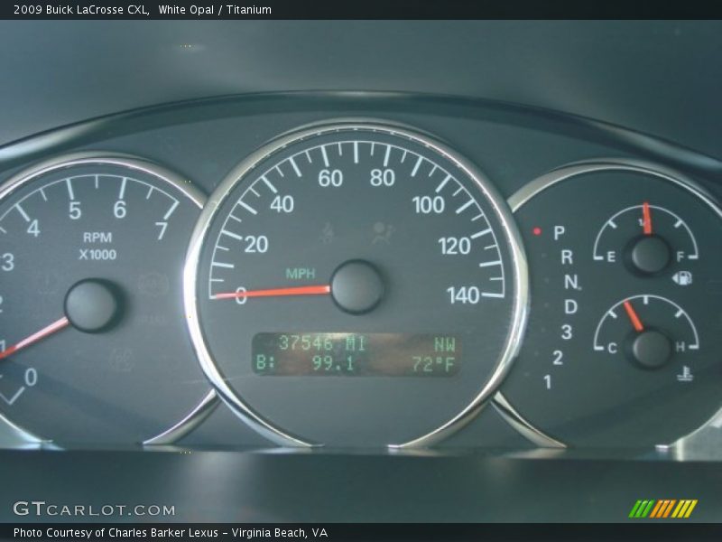 White Opal / Titanium 2009 Buick LaCrosse CXL