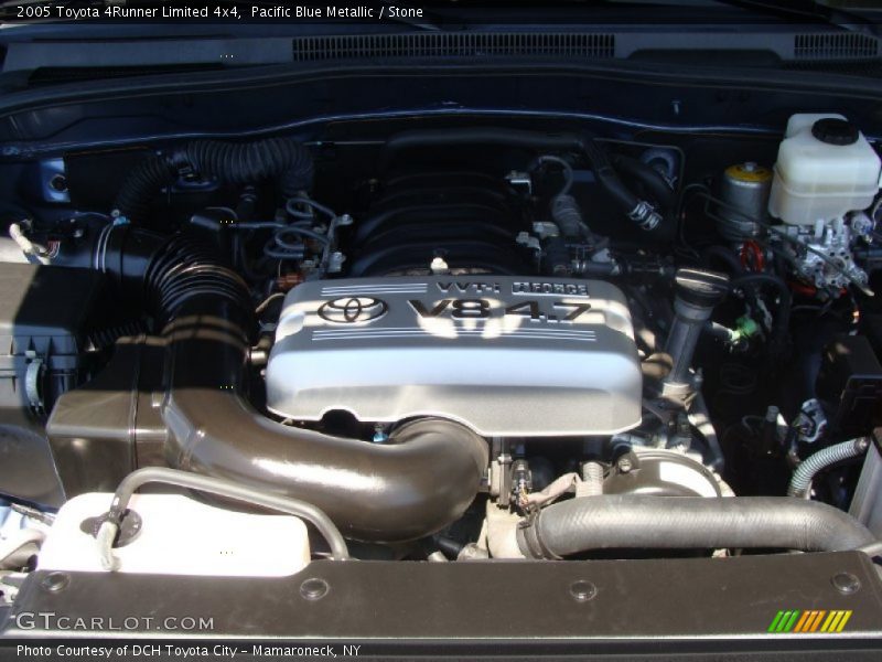 Pacific Blue Metallic / Stone 2005 Toyota 4Runner Limited 4x4