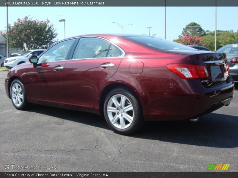 Royal Ruby Red Metallic / Cashmere 2008 Lexus ES 350