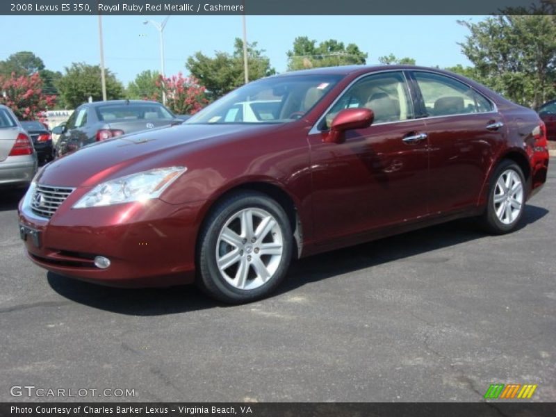 Royal Ruby Red Metallic / Cashmere 2008 Lexus ES 350