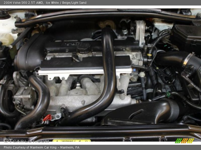  2004 S60 2.5T AWD Engine - 2.5 Liter Turbocharged DOHC 20 Valve Inline 5 Cylinder